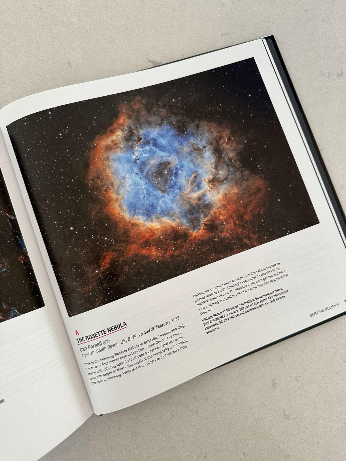 Carl's astrophotography published in a magazine