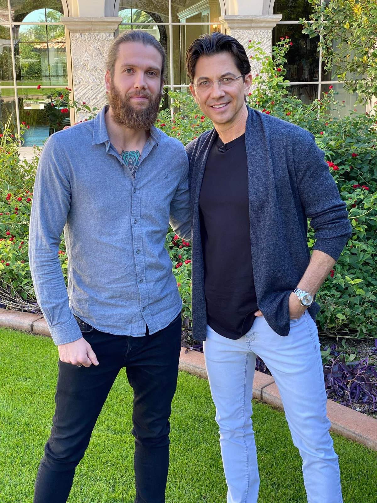 Carl Parnell with Dean Graziosi