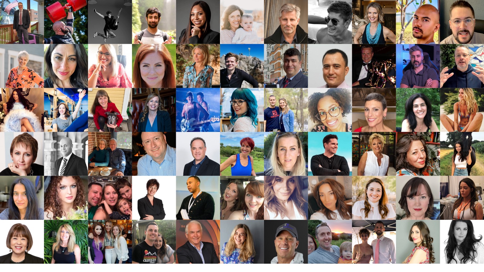 Wall of OCSM student faces